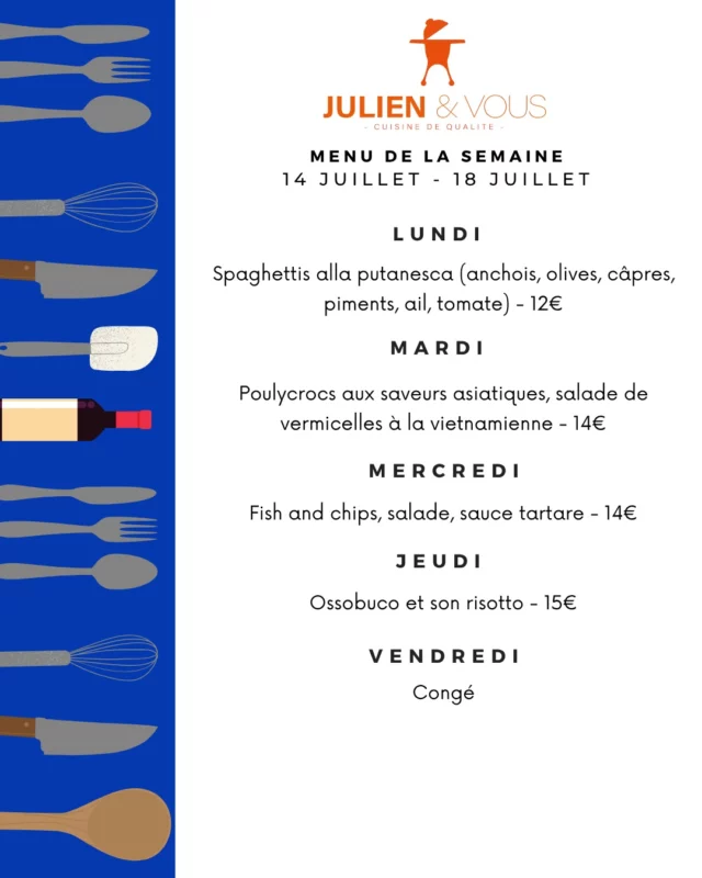 Voici le menu pour la semaine prochaine.
ORDER NOW #homemadefood