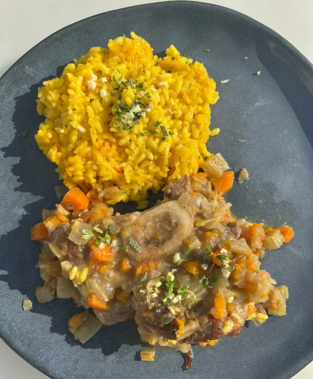 Osso buco et son risotto