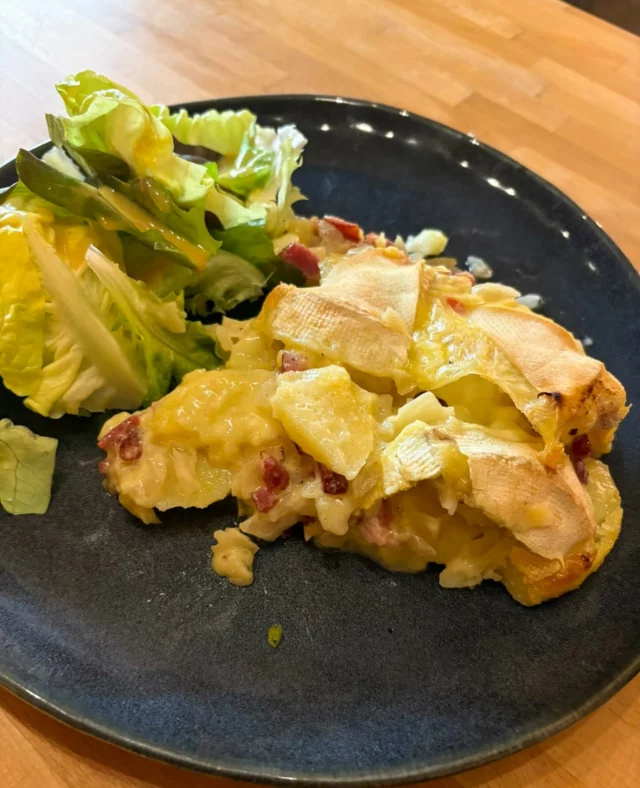 Tartiflette, salade ❄️