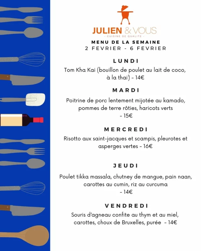 Nouvelle semaine, nouveau menu. ORDER NOW
#homemadefood