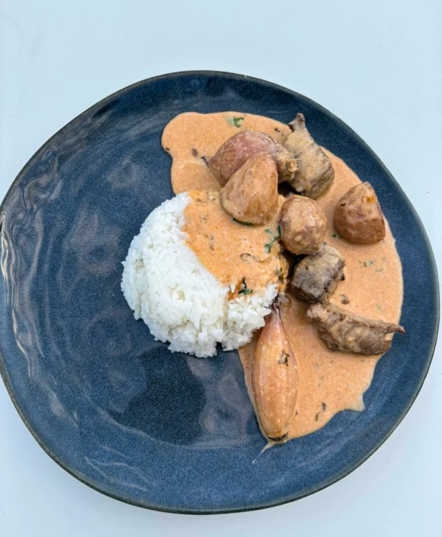 About yesterday, Boeuf au curry massaman, riz thai